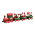 thumbnail image 1 of EUDIDV Xmas Decoration Ornaments Christmas Decorations Christmas Wooden Train Window Decoration Ornaments Christmas Gifts Christmas Figurines, 1 of 3