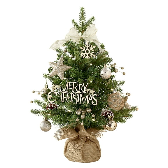 EUDIDV Xmas Decoration Ornaments Christmas Decorations Green Rotating Music Box Desktop Mini Christmas Tree Decorations Christmas Figurines