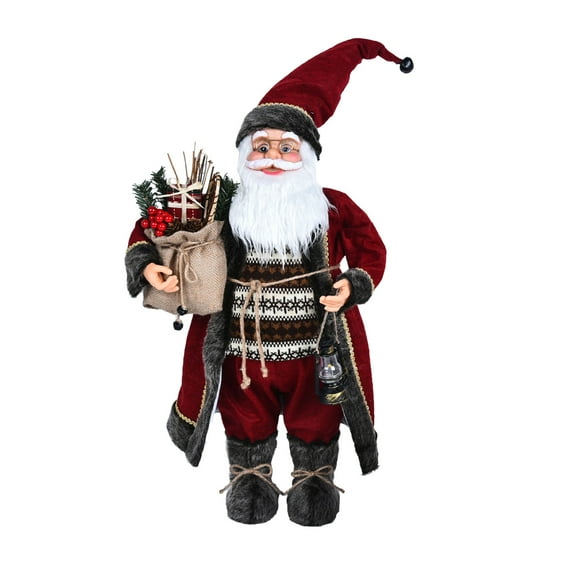 EUDIDV Xmas Decoration Ornaments Christmas Decorations for Home Cute Santa Claus Children Toys Christmas Figurines