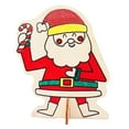 thumbnail image 1 of EUDIDV Xmas Decoration Ornaments Christmas Wooden Decorations DIY Painting Educational Children's Toys Christmas Figurines, 1 of 6