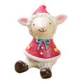 thumbnail image 1 of EUDIDV Xmas Decoration Ornaments Crafts Decor Ornaments Resin Decoration Artificial Santa Claus Ornaments Christmas Figurines, 1 of 2