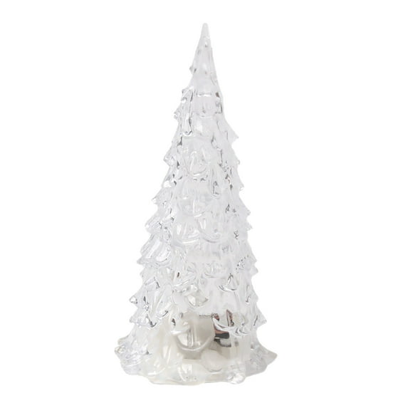 EUDIDV Xmas Decorative Lights 1 Piece Christmas Tree Colorful LED Acrylic Night Christmas Decoration Festive String Lights