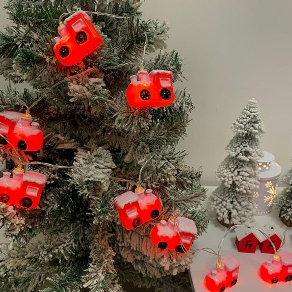 EUDIDV Xmas Decorative Lights Christmas Decorations LED Lights String Decorations Shop Window Hanging Decorations Christmas Tree Decorations Creativeness Gifts Festive String Lights