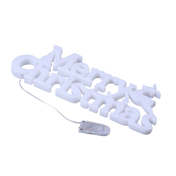 EUDIDV Xmas Decorative Lights Christmas Tree Pendant Led Color Lamp Chrismas Christmas Wreath Letter Lamp Festive String Lights