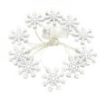 thumbnail image 1 of EUDIDV Xmas Decorative Lights LED Battery Box Christmas White Snowflake Light String Christmas Tree Pendant Festive String Lights, 1 of 2