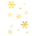 thumbnail image 1 of EUDIDV Xmas Decorative Stickers Gold / Snowflake Christmas Wall Sticker Home Decoration Mirror Sticker Holiday Decals, 1 of 3