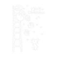 thumbnail image 1 of EUDIDV Xmas Decorative Stickers Merry Christmas Ladder Old Man Scene Removable Wall Sticker Home Decoration Holiday Decals, 1 of 5