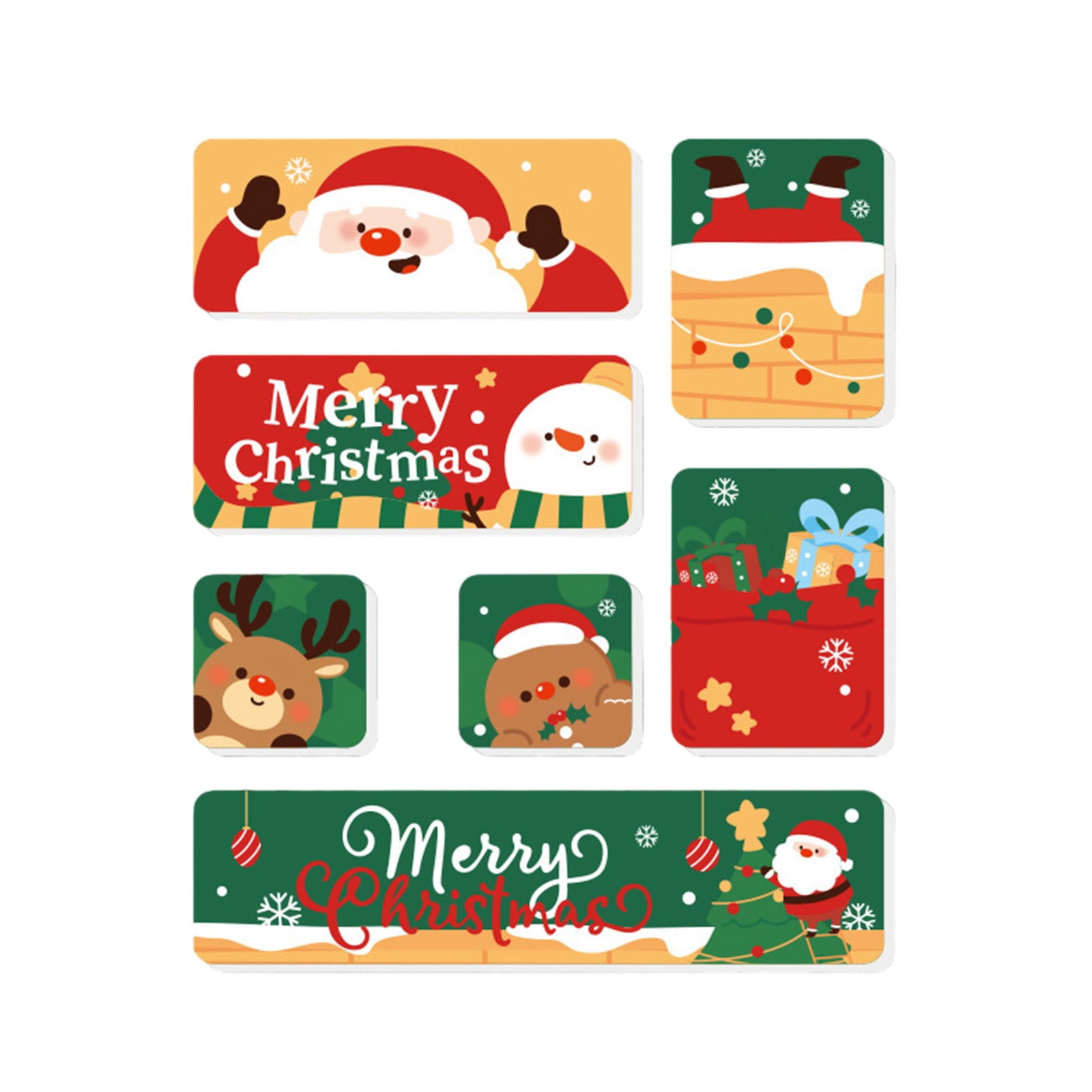 EUDIDV Xmas Ornaments 7PC Christmas Magnetic Refrigerator Stickers Soft ...