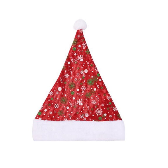 EUDIDV Xmas Tree Decor 2PC Christmas Old Man Ornament Christmas Hat Thick Plaid Snowflake Hat Christmas Ornaments