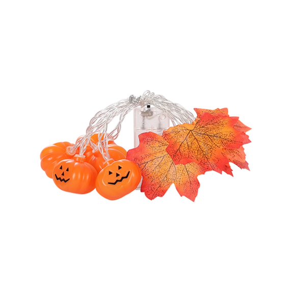 EUDIDV Xmas Tree Decor Maple Leaf Pumpkin String Lights Thanksgiving Halloween Christmas Decoration String Lights Can Be Used For Patio And Room Interior Decorations And More Christmas Ornaments