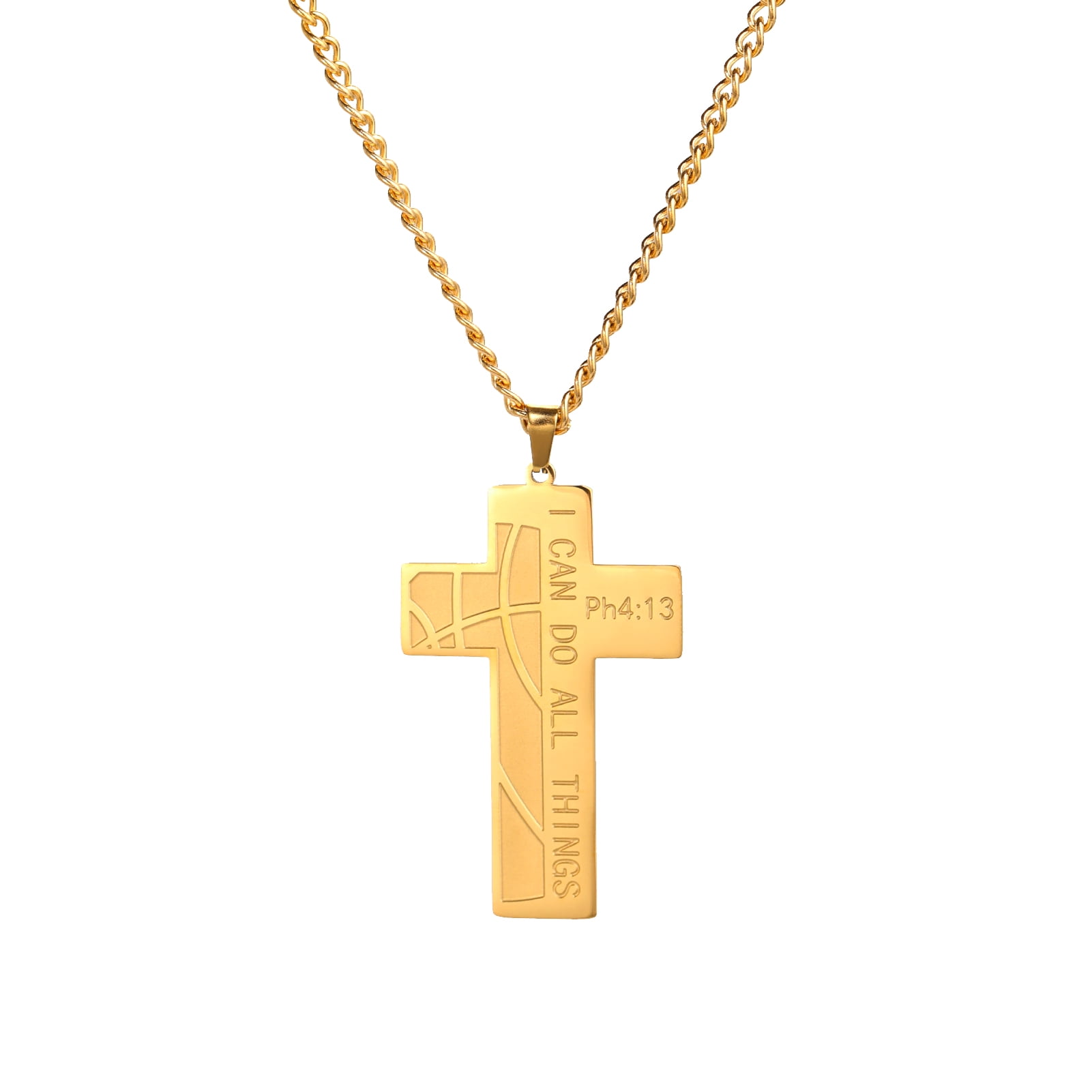 FindChic Cubic Zirconia Silver Colors Necklaces for Mens