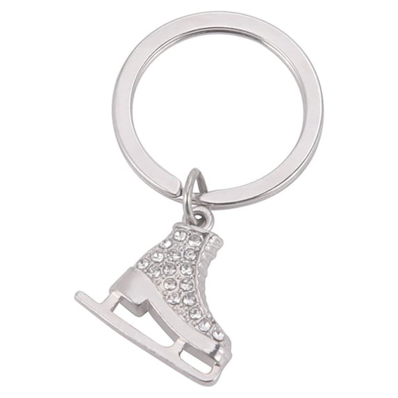 EUEAVAN Ice Skate Keyring for Girls Ice Skating Charm Keychain Figure Skating Accessories Gifts
