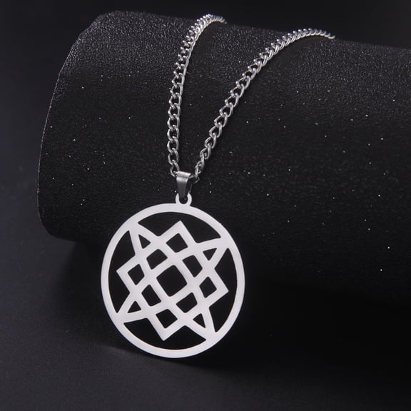 EUEAVAN Silver Celtic Knot Pendant Necklace Stainless Steel Jewelry
