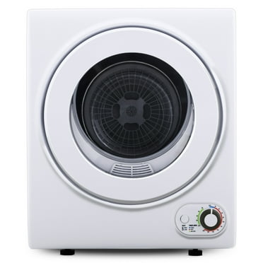 EUHOMY 1.5 Cu.Ft Portable Clothes Dryer 850W Front Load with 200 Minute Timer for Apartment Home DOE Certified, White