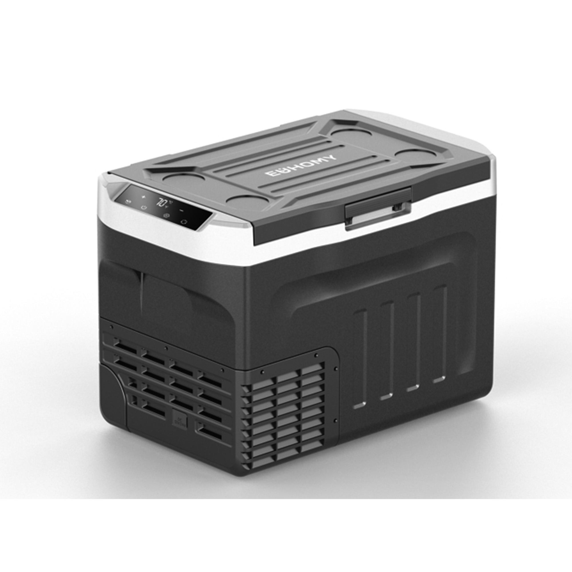 EUHOMY 12V RV Refrigerator 22QT with APP & Panel Control, Portable Freezer for Car Truck Camping