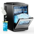 thumbnail image 1 of EUHOMY 30lbs Crescent Ice Maker, 1500 Cubes/Day, Ice Machine with Auto Cleaning, Dual-Side Tech, Timer, Black, 1 of 11