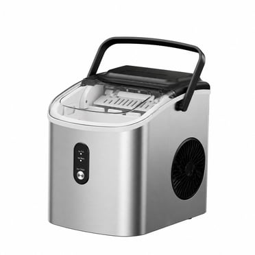 EUHOMY Countertop Ice Maker with Handle, 26 lbs/Day Portable Ice ...