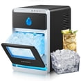 thumbnail image 1 of EUHOMY Crescent Countertop Ice Maker, 1500 Cubes/Day, Dual-Side Tech, Auto Clean, Crystal Clear Ice, 1 of 11