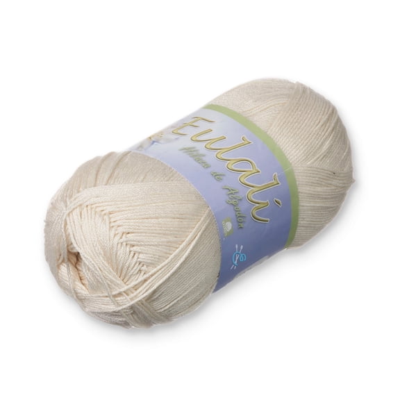 EULALI [100grs] by Omega - Bright 100% Mercerized Egyptian Cotton Thread - Color: 18 Linen