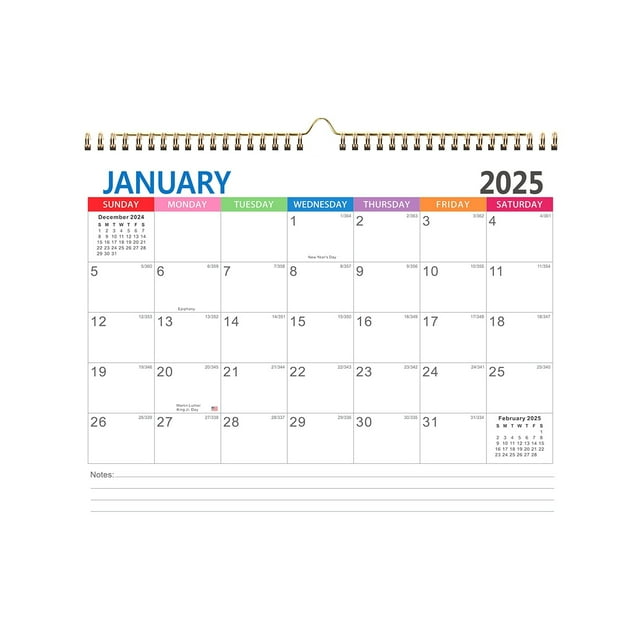 EUNIY 2025 Calendar Planning Calendar 20252026 Simplicity Style