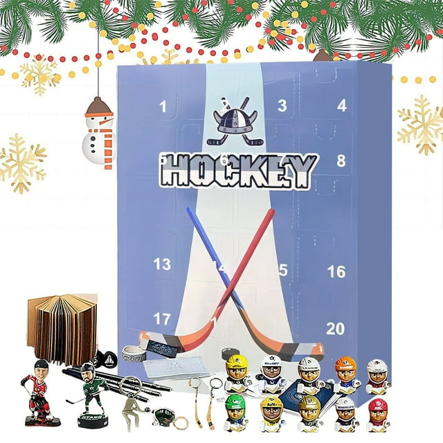 EUNIY Ice Hockey Advent Calendar 2024 24 Day Countdown Christmas