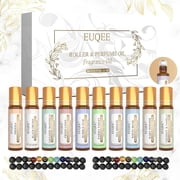 EUQEE 10Pcs Roller Fragrance Oil For Diffuser, Soap Making Fragrance Oil Gift Set For Women (10Ml)