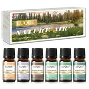 EUQEE Holiday Island Fragrance Oils Gift Set of 6 Summer Fragrance Oils for Humidifier, Aromarathepy - 10ml - Pineapple, Coconut, Sea Breeze, Bubble Gum, Bay Rum, Marshmallow