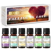 EUQEE 6Pcs Fragrance Oils Gift Set for Diffuser, Floral Essential Oils 10Ml