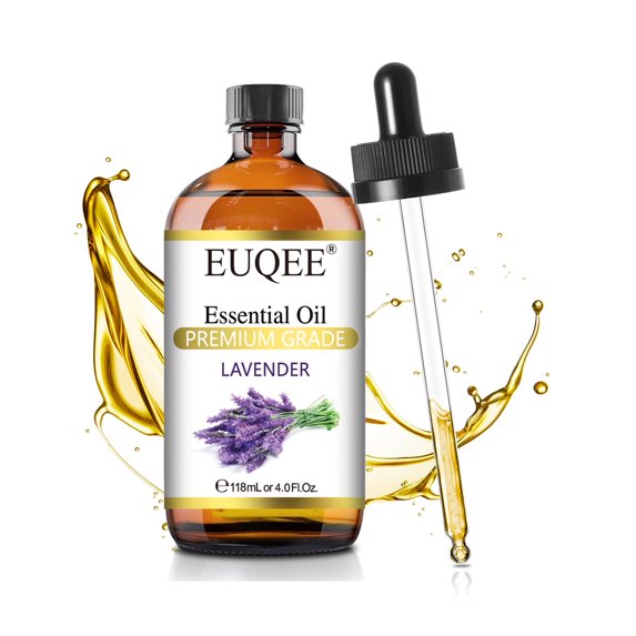 EUQEE 118ML Lavender Essential Oil for Diffuser, DIY Making