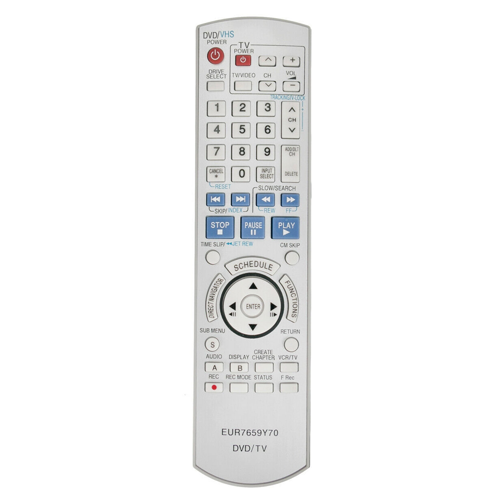 EUR7659Y70 Replaced Remote Control ,Fit for Panasonic DVD Recorder DMR
