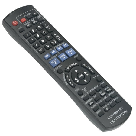 EUR7662YX0 Remote for Panasonic DVD SH-FX65T SE-FX65 SE-FX66 SC-PT750 SC-PT753