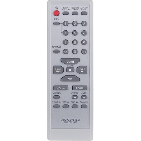 EUR7711020 Replace Remote Control Fit for Panasonic CD Stereo System SC-PM16 SA-PM18 SC-PM18 SA-PM16 SA-PM17