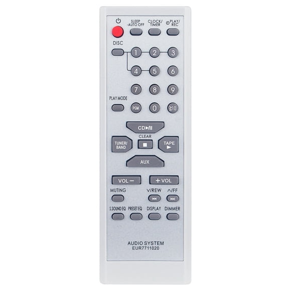 EUR7711020 Replace Remote for Panasonic CD Stereo System SC-PM18 SC-PM16 SA-PM16