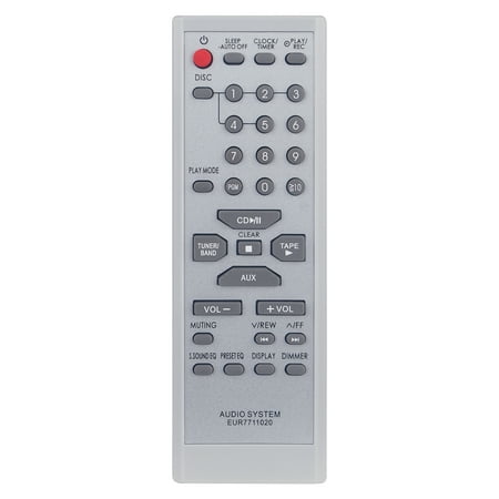 EUR7711020 Replaced remote control for Panasonic CD Stereo System SC-PM18 SC-PM16 SA-PM16