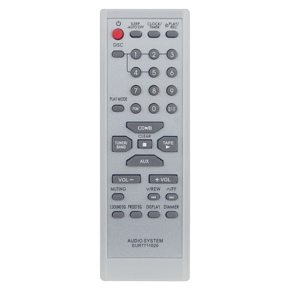 EUR7711020 Replaced remote control for Panasonic CD Stereo System SC-PM18 SC-PM16 SA-PM16