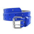 thumbnail image 1 of EURO Womens Thick Wide 2 Hole Leather Belt - Fashion Double Row S, 1 of 2