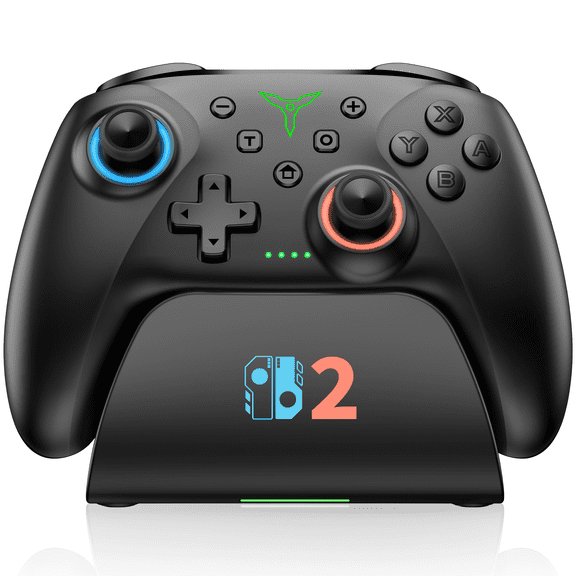 EUROA Switch 2 Controller Compatible with Switch 2/Switch/Switch Lite/OLED, Turbo&Vibration