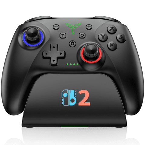 EUROA Switch 2 Pro Controller Compatible with Switch 2/Switch/Switch Lite/OLED, Turbo&Vibration