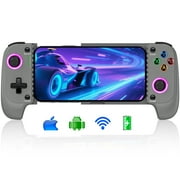 EUROA Wireless Mobile Gaming Controller for Android & iPhone with Hall Joystick Support Xbox Cloud, Steam Link, Call of Duty, Roblox Gaming-Gray