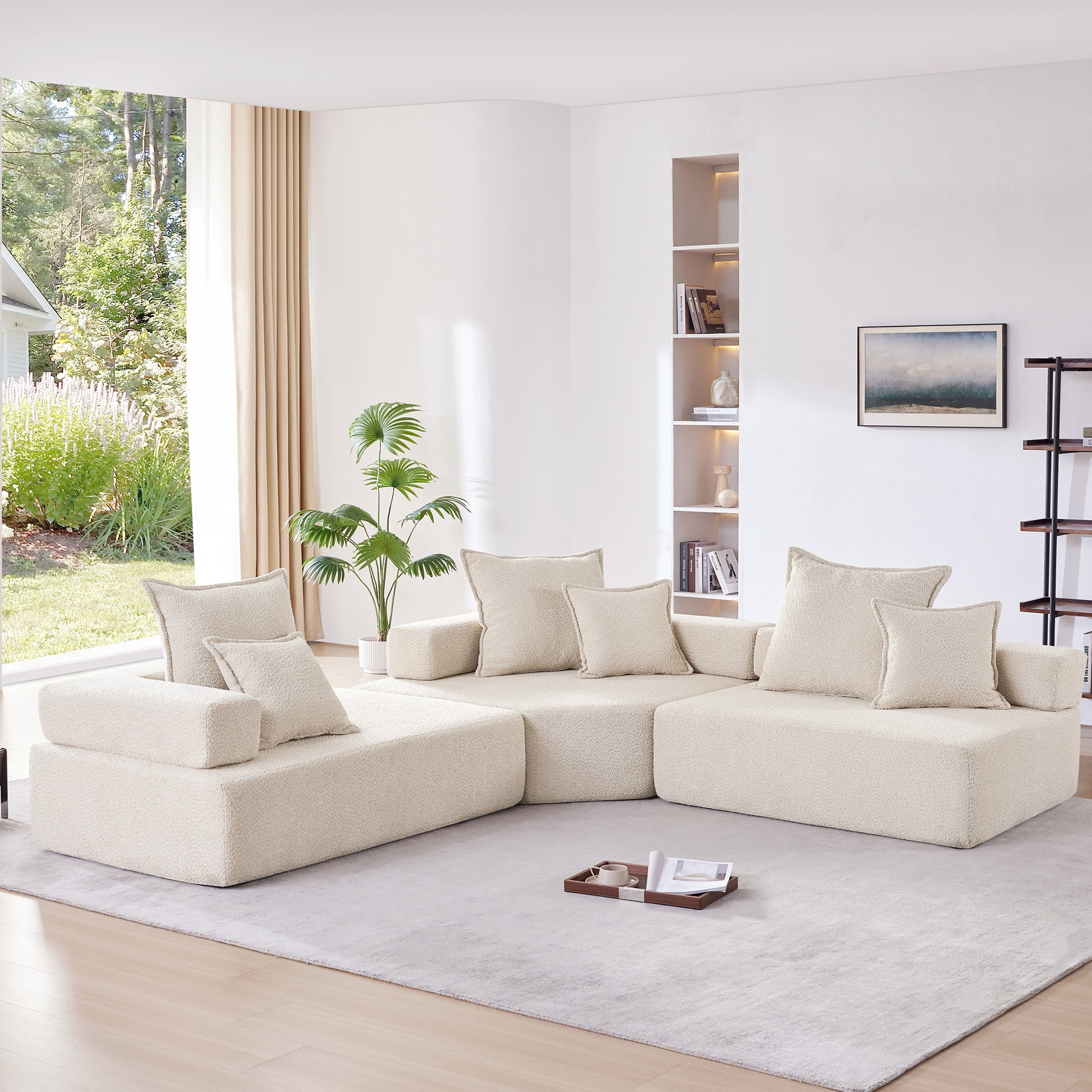 5 piece u shaped sectional discount