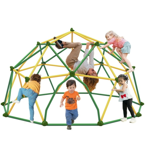 EUROCO 12FT Climbing Dome, Kids Jungle Gym Dome Climber, Outdoor Playground Climber Toddler Playset