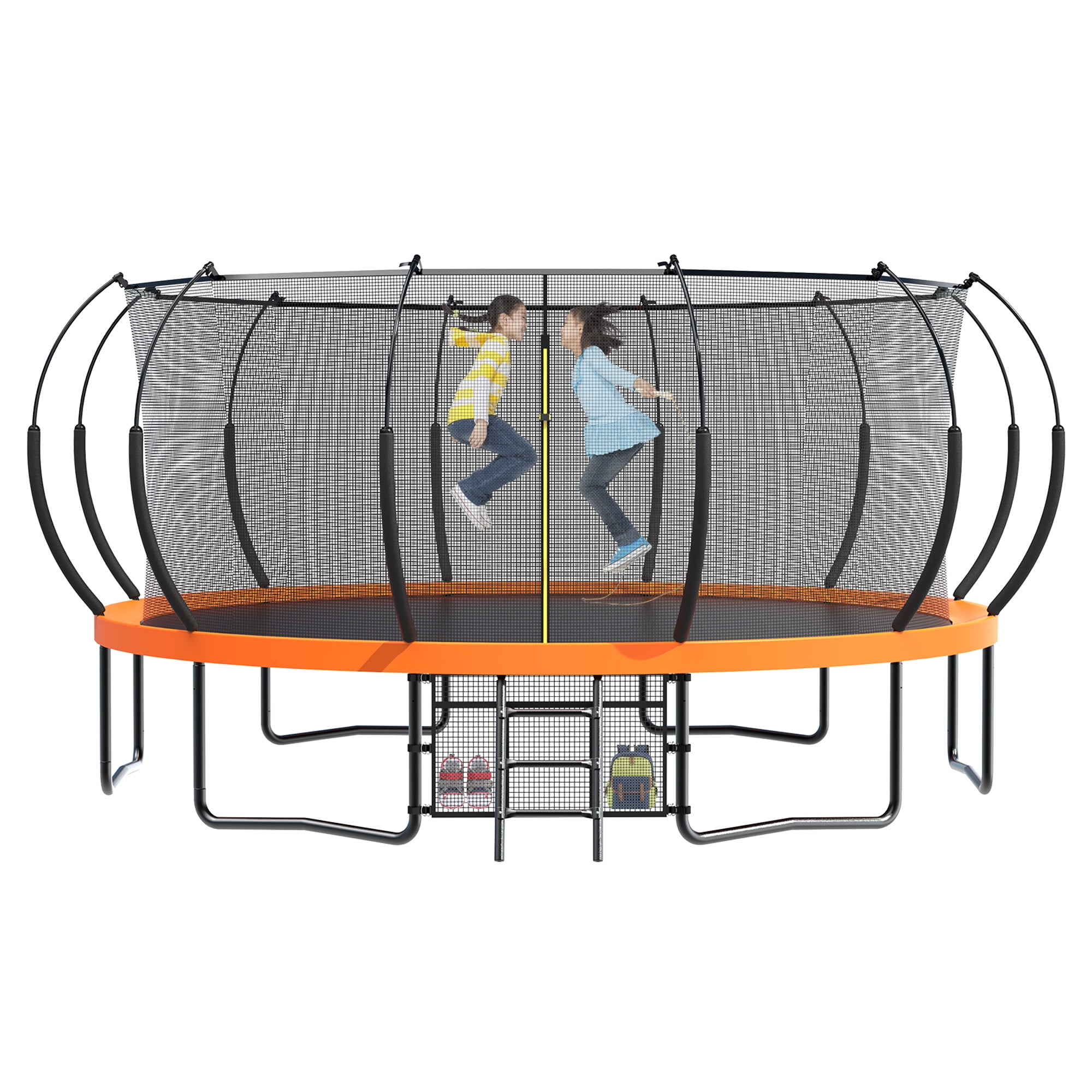 EUROCO 1500LBS 16FT Trampoline for Adults and Kids,Trampoline with