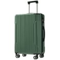 thumbnail image 1 of EUROCO 24" Hardshell Checked Luggage, ABS Expandable Suitcase with TSA Lock and Double Spinner Wheels,Lightweight Durable luggage,Green, 1 of 9