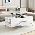 EUROCO 47.2" Lift Top Coffee Table with 4 Drawers,3 in 1 Multi-Function ...