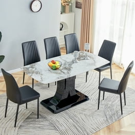 Walmart marble dining table hotsell