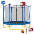 EUROCO 600LBS 5.5FT Trampoline for Kids 65" Outdoor & Indoor Mini Toddler Trampoline with