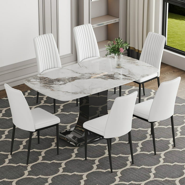 Faux marble dining table walmart new arrivals