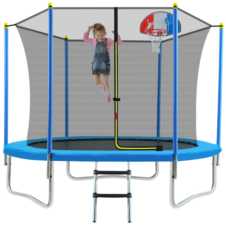 Kids 8ft trampoline best sale