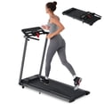 thumbnail image 1 of EUROCO Folding Treadmill for Home/Office, 265LBS Walking Pad with Incline, 2.5HP, LED Play, 1 of 8
