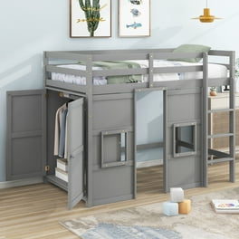 Riley bunk bed with shelves and storage discount